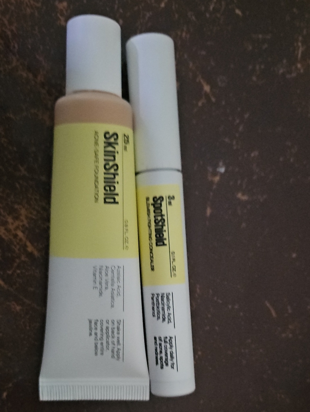 Acne-Safe Foundation & SpotShield Concealer Set - Beige. Used Once